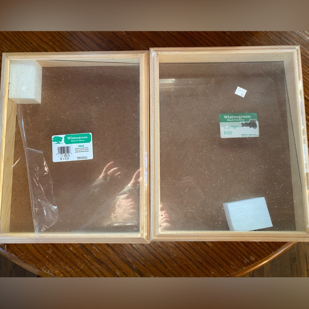 Wintergreen wood products shadow boxes